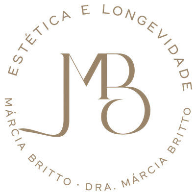 Selo da marca Dra. Márcia de Britto — Estética e Longevidade